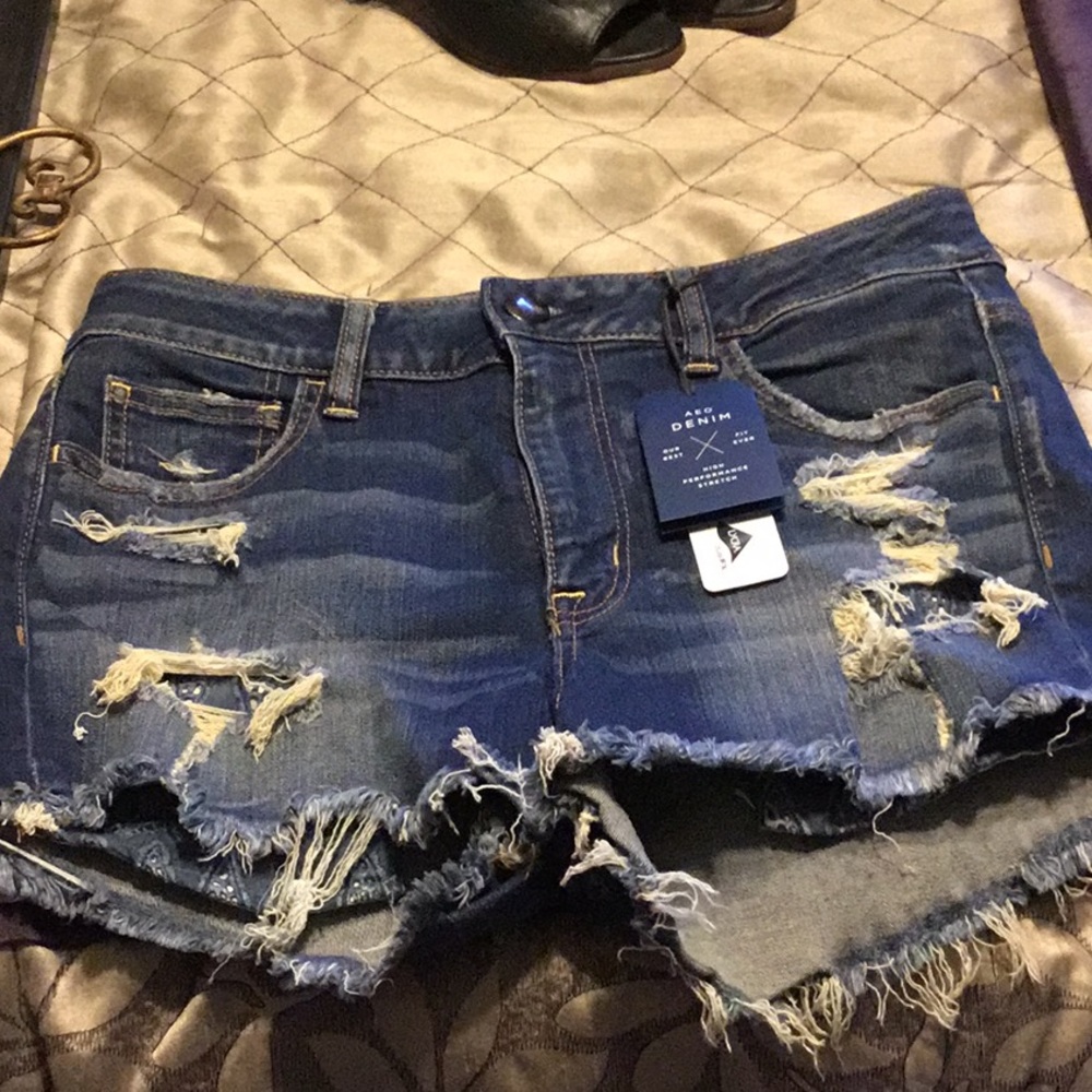Jean shorts. NWT